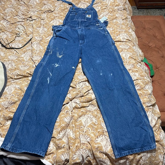 Carhartt Jeans Vintage Carhartt Blue Overalls 3x30 Poshmark